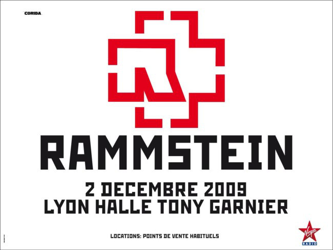 Rammstein + Combichrist @ Halle Tony Garnier (Lyon), le 02 Décembre 2009