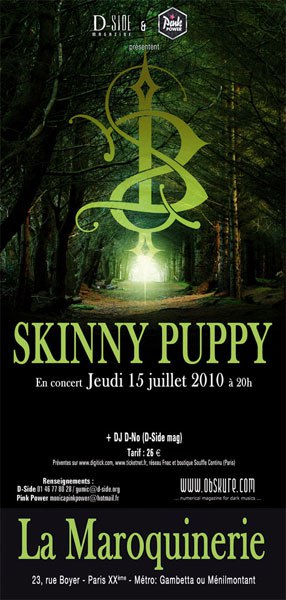 Skinny Puppy @ Maroquinerie (Paris), le 15 Juillet 2010