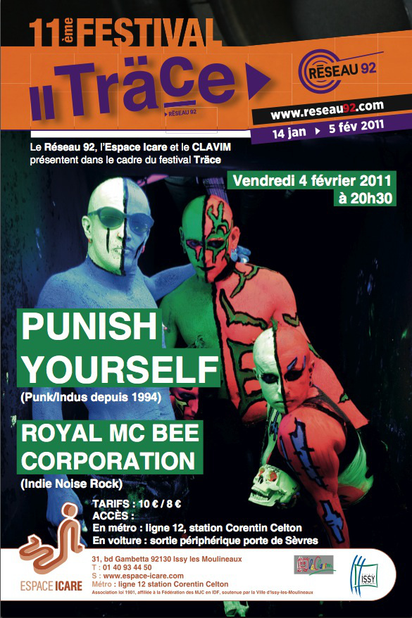 Punish Yourself @ Espace Icare (Issy-les-Moulineaux), le 4 Février 2011