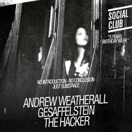 Gesaffelstein + Andrew Weatherall @ Social Club (Paris), le 02 Février 2013