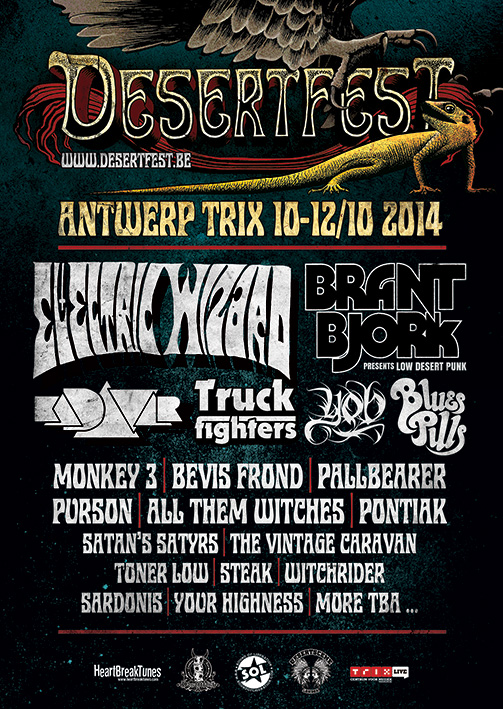 DesertFest @ Anvers (Belgique), du 10 au 12 Octobre 2014