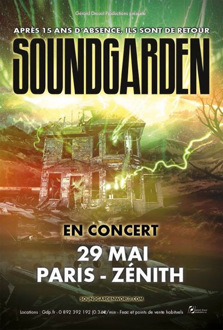 Soundgarden @ Zénith (Paris), le 29 Mai 2012