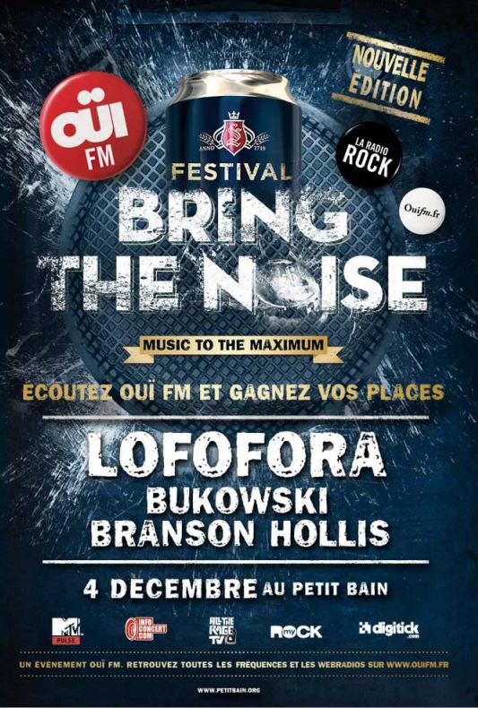 Bring The Noise, OüiFM Festival : Lofofora @ Petit Bain (Paris), le 04 Décembre 2011