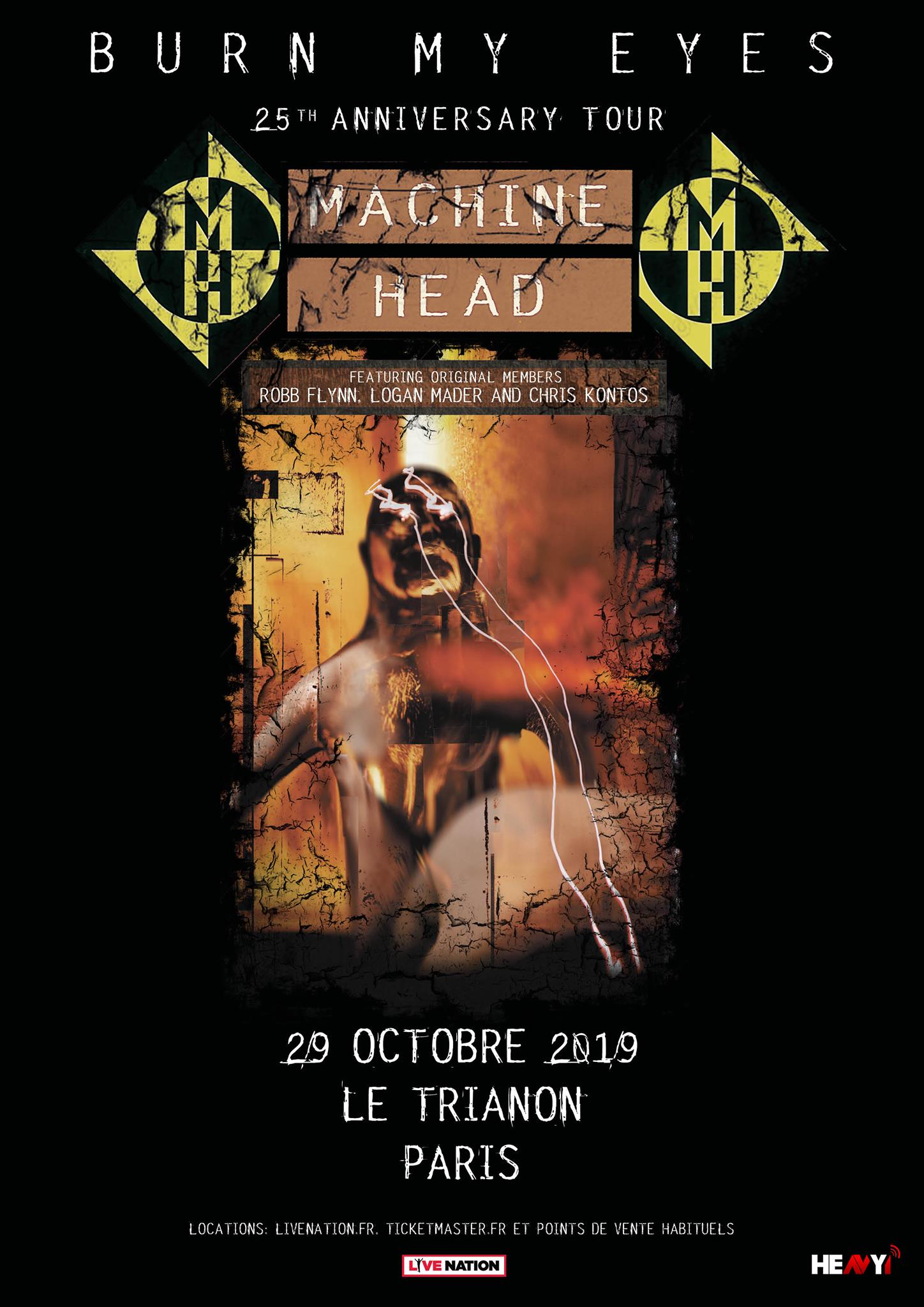 Machine Head @ Trianon (Paris), le 30 Octobre 2019