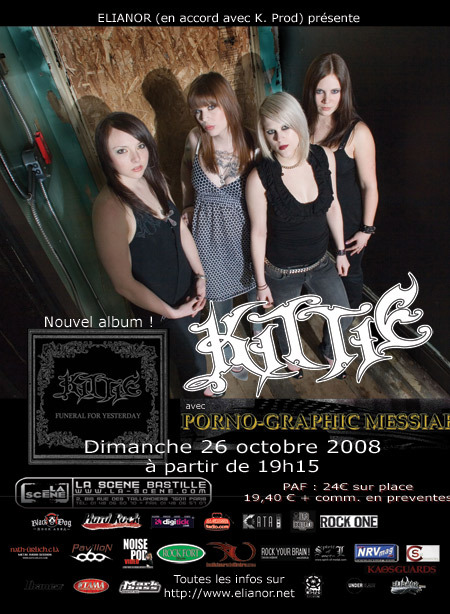 Kittie @ La Scène Bastille (Paris), le 26 Octobre 2008
