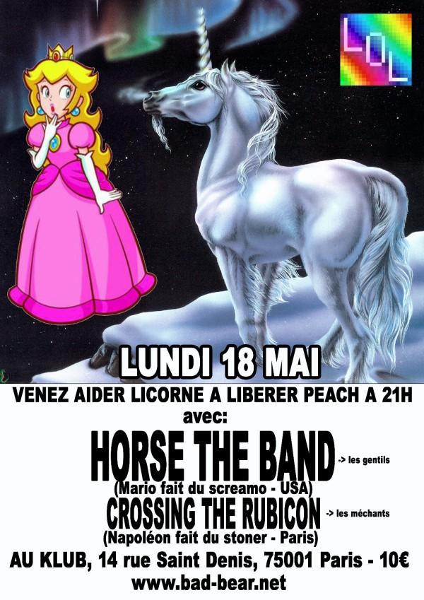 Horse The Band + Crossing The Rubicon @ Klub (Paris), le 18 Mai 2009