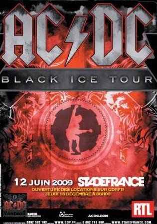 AC/DC + The Answer + Cafe Bertrand @ Stade de France (Paris), le 12 Juin 2009