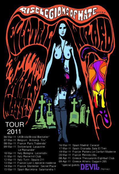 Electric Wizard + Devil au Trabendo (Paris), le 08 Mars 2011