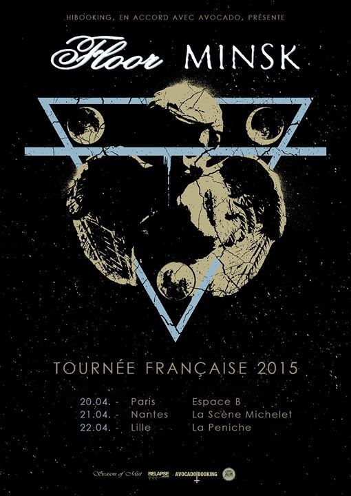 Floor + Minsk + Kayo Dot + Botanist @ Espace B (Paris), le 20 Avril 2015