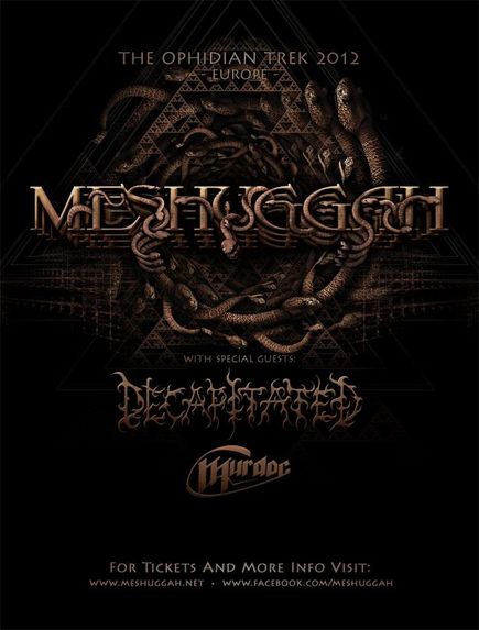 Meshuggah + Decapitated @ Bataclan (Paris), le 02 Décembre 2012