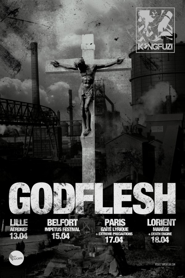 Godflesh @ Gaîté Lyrique (Paris), le 17 Avril 2015