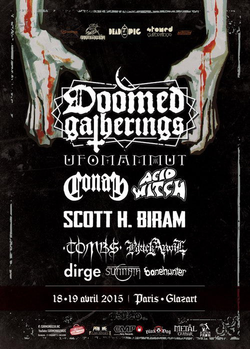 Doomed Gatherings @ Glazart (Paris), 18 et 19 Avril 2015