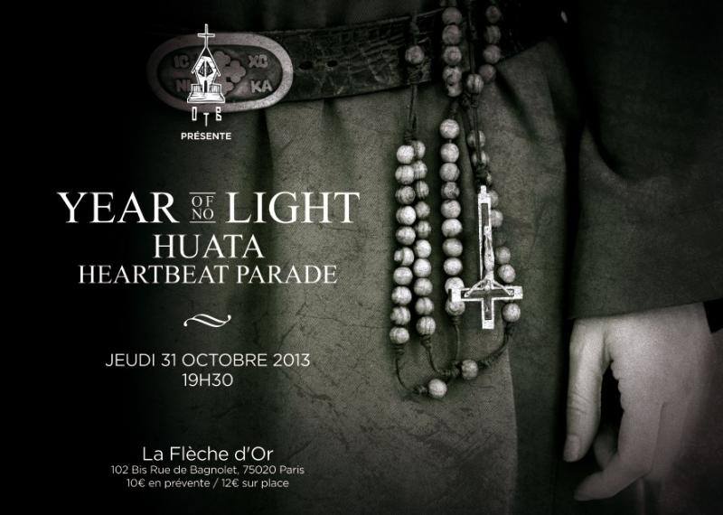 Year of No Light + Huata @ Flèche d’Or (Paris), le 31 Octobre 2013