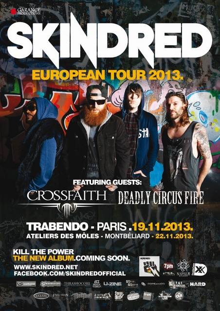 Skindred @ Trabendo (Paris), le 19 Novembre 2013
