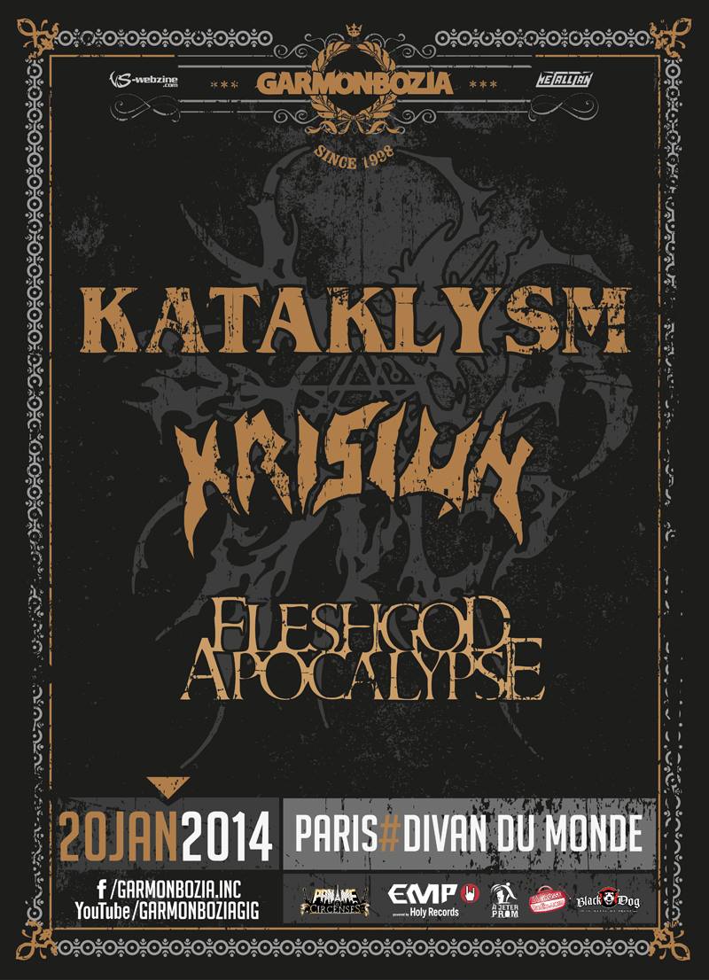 Krisiun @ Divan Du Monde, le 20 Janvier 2014