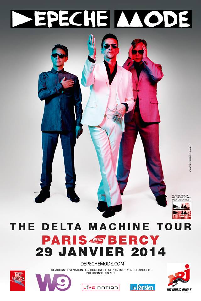 Depeche Mode @ Bercy (Paris), le 29 Janvier 2014