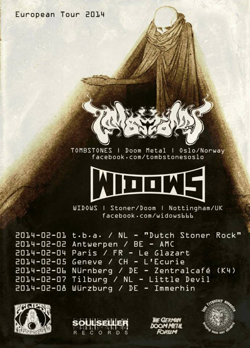 Tombstones + Widows @ Glazart (Paris), le 04 Février 2014