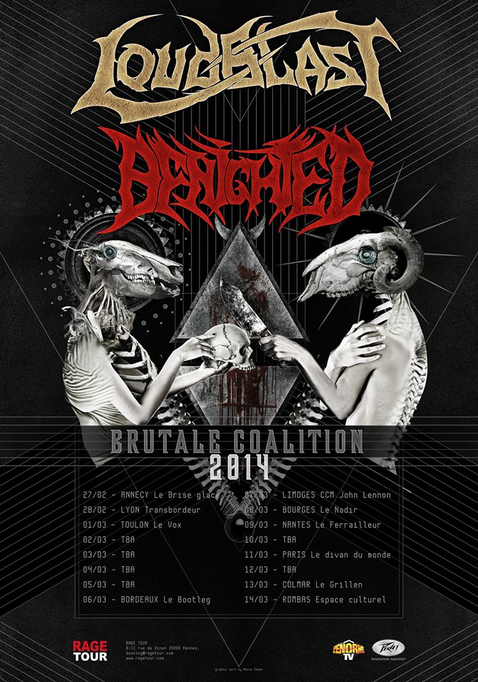 Loudblast + Benighted @ Divan du Monde (Paris), le 11 Mars 2014