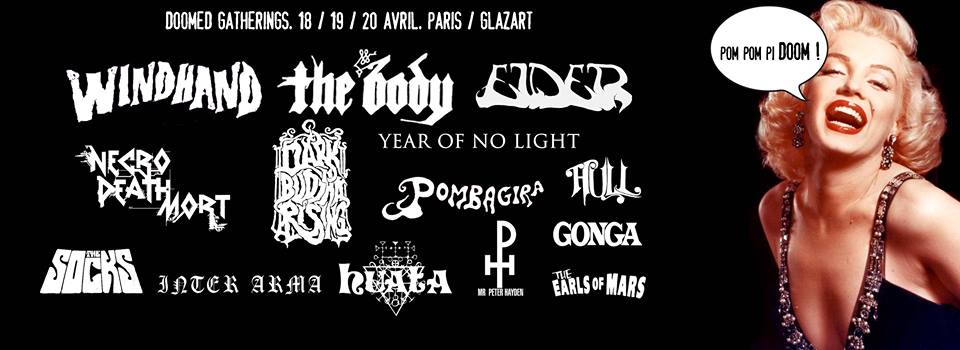 Doomed Gatherings @Glaz’art (Paris), le 19 Avril 2014