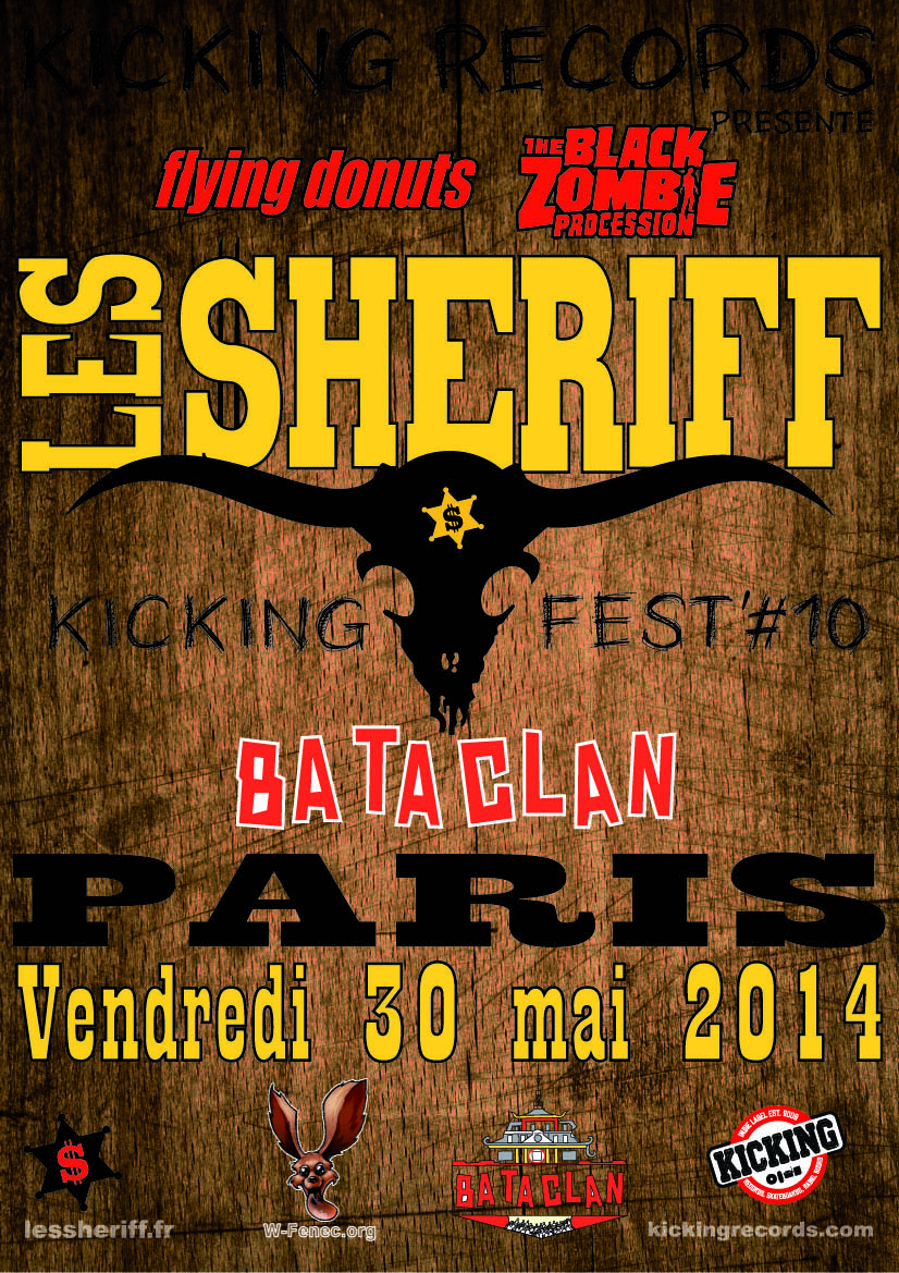 Les $heriff @ Bataclan (Paris), le 30 Mai 2014