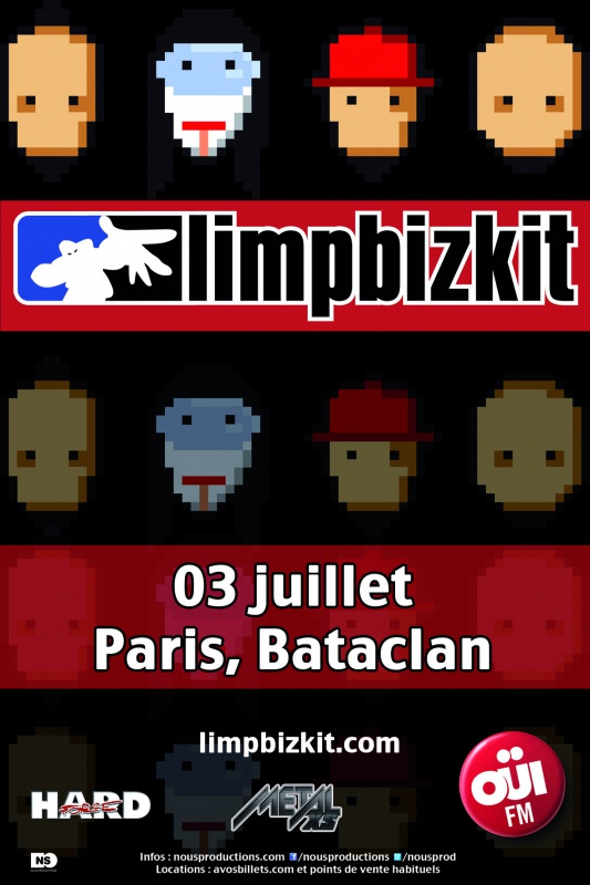 Limp Bizkit @ Bataclan (Paris), le 3 Juillet 2014