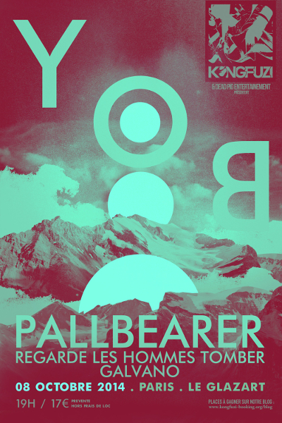 Yob + Pallbearer + Regarde les Hommes Tomber + Galvano @ Glazart (Paris), le 08 Octobre 2014