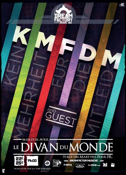 KMFDM @ Divan du Monde (Paris), le 16 Avril 2013