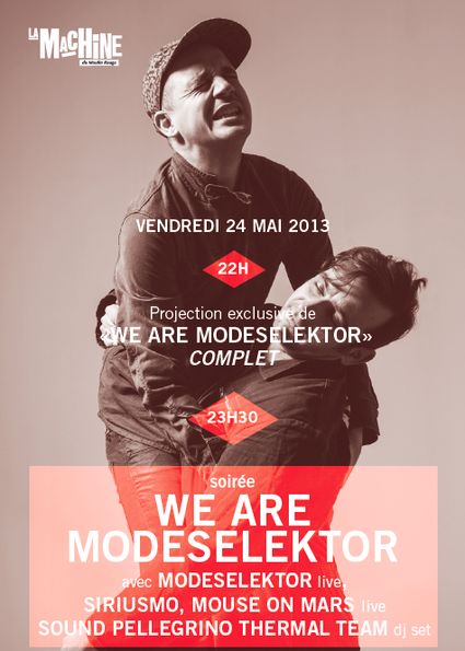 Modeselektor + Mouse On Mars + Siriusmo @ Machine du Moulin Rouge (Paris), le 24 Mai 2013