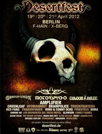 DesertFest @ Berlin (Allemagne) 19,20,21 Avril 2012