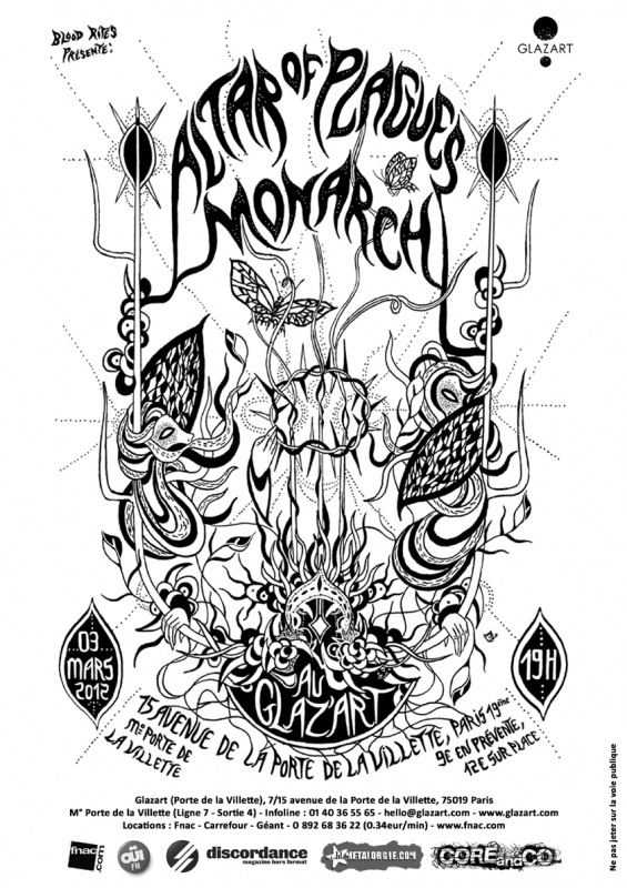 Monarch! @ Glazart (Paris) le 03 Mars 2012