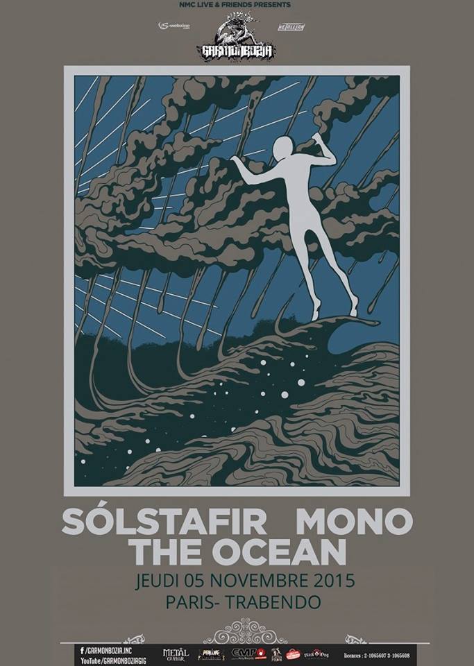 Solstafir + Mono + The Ocean @ Trabendo (Paris), le 5 Novembre 2015