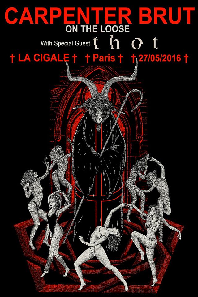 Carpenter Brut @ La Cigale (Paris), le 27 Mai 2016