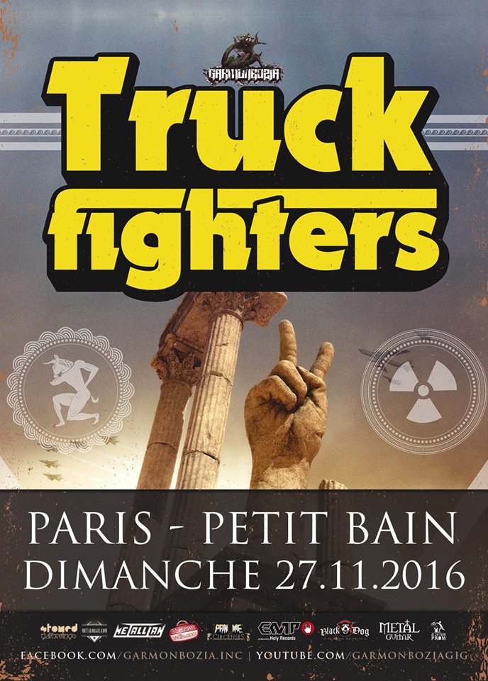 Truckfighters + Deville + Dot Legacy @ Petit Bain (Paris), le 27 Novembre 2016