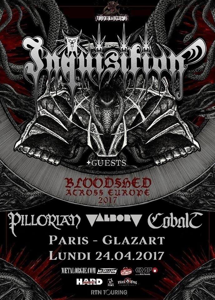 Inquisition @ Glazart (Paris), le 24 Avril 2017