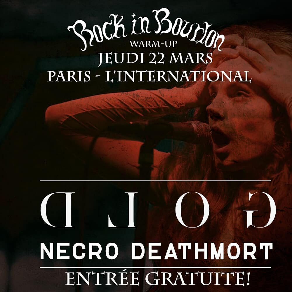 GOLD + Necro Deathmort @ l’International (Paris), le 22 Mars 2018