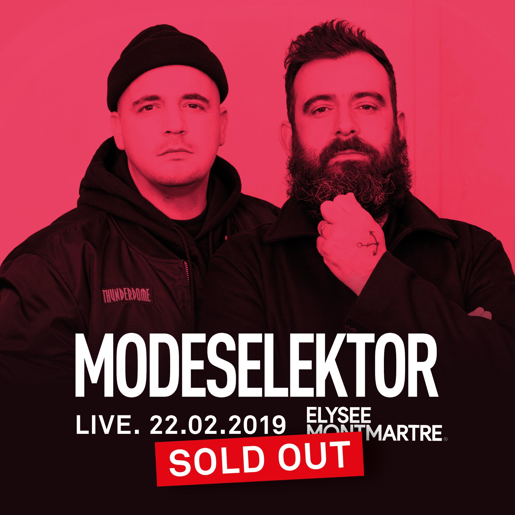 Modeselektor @ Elysée Montmartre (Paris), le 22 Février 2019