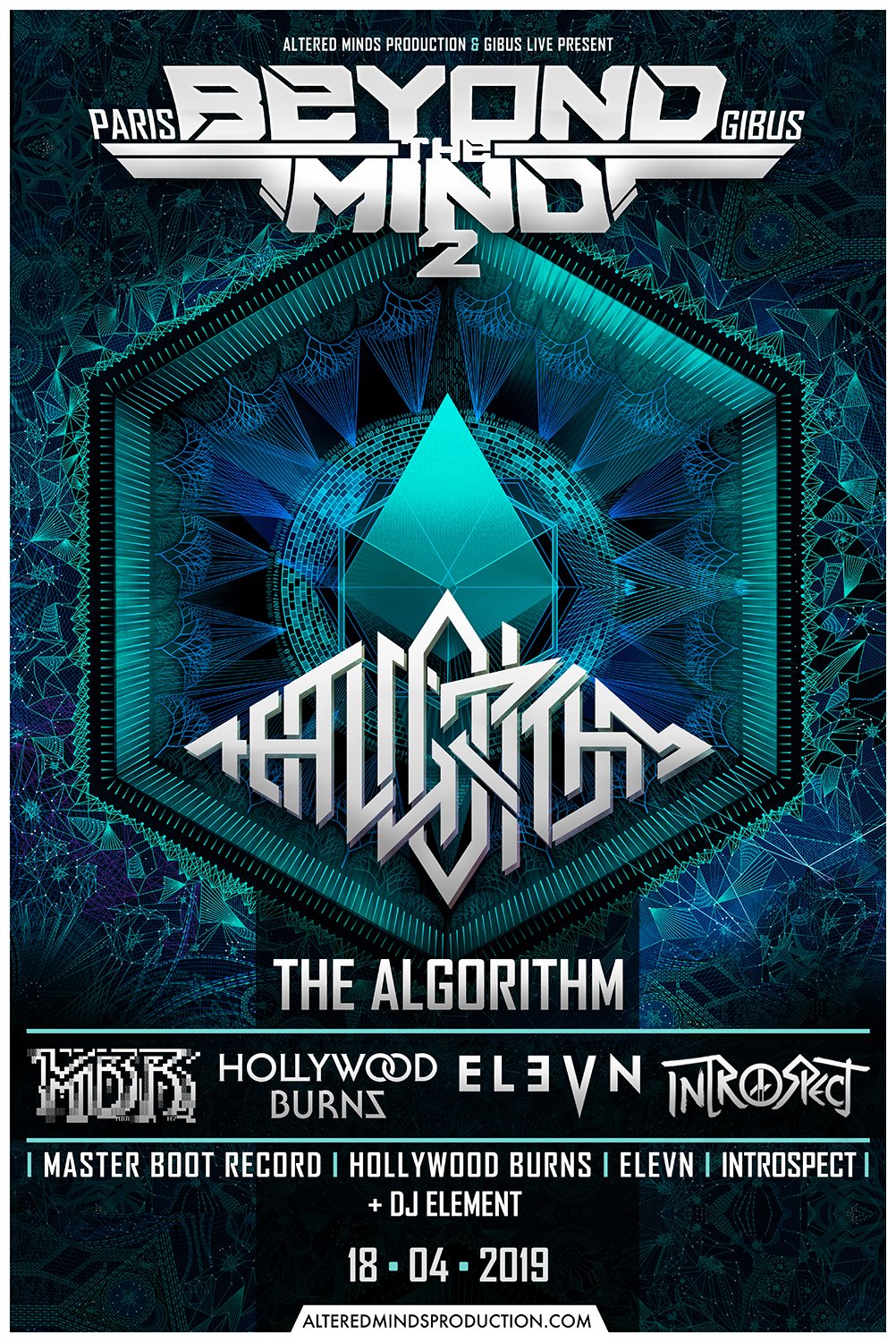 The Algorithm + Master Boot Record @ Gibus (Paris), le 18 Avril 2019