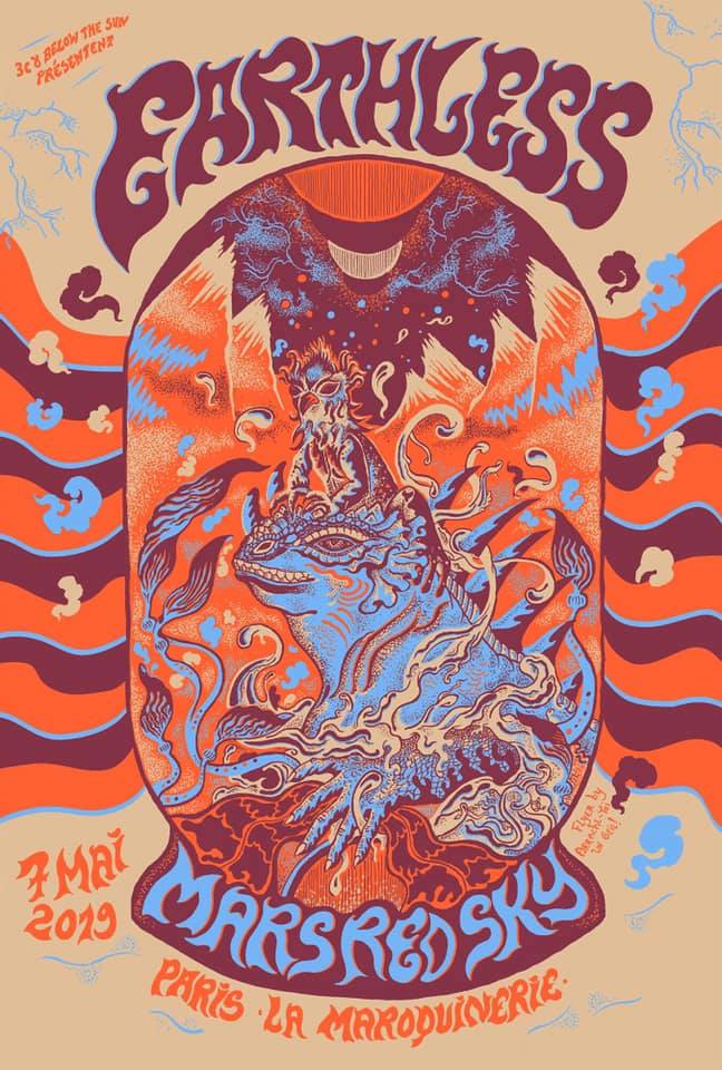 Earthless + Mars Red Sky @ Maroquinerie (Paris), le 7 Mai 2019