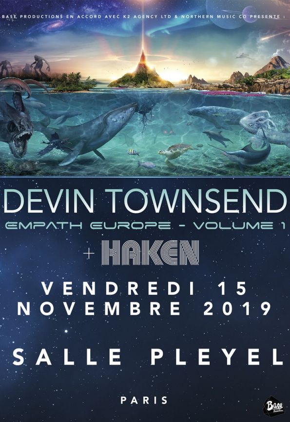 Devin Townsend @ Salle Pleyel (Paris), le 15 Novembre 2019