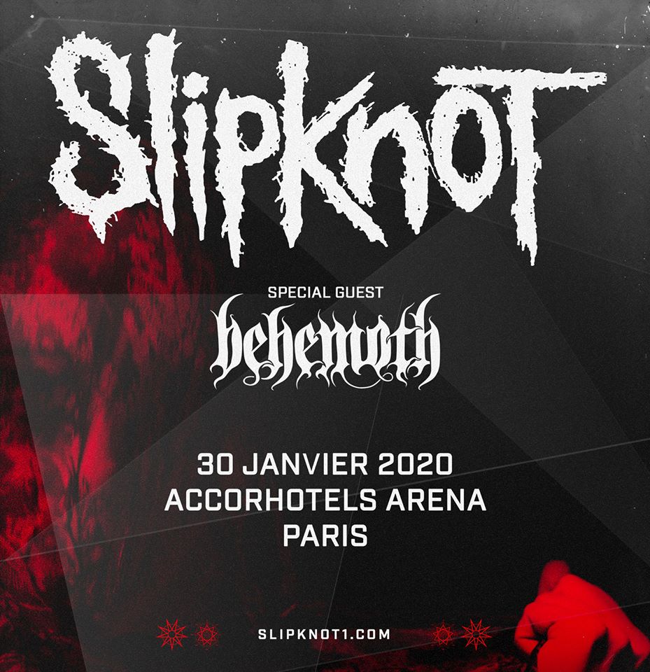 Slipknot @ AccorHotels Arena (Bercy donc ;) ), Paris, le 30 Janvier 2020