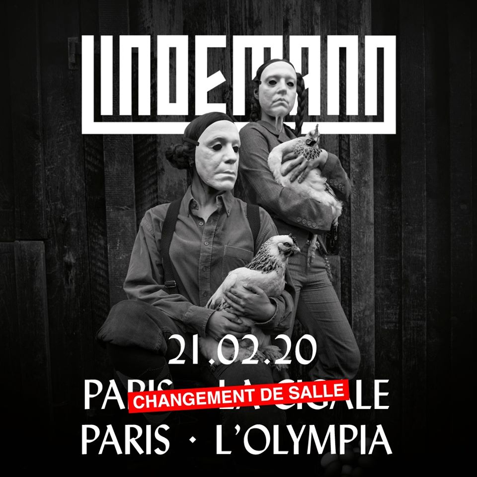 Lindemann + Aesthetic Perfection @ l’Olympia (Paris), le 21 Février 2020