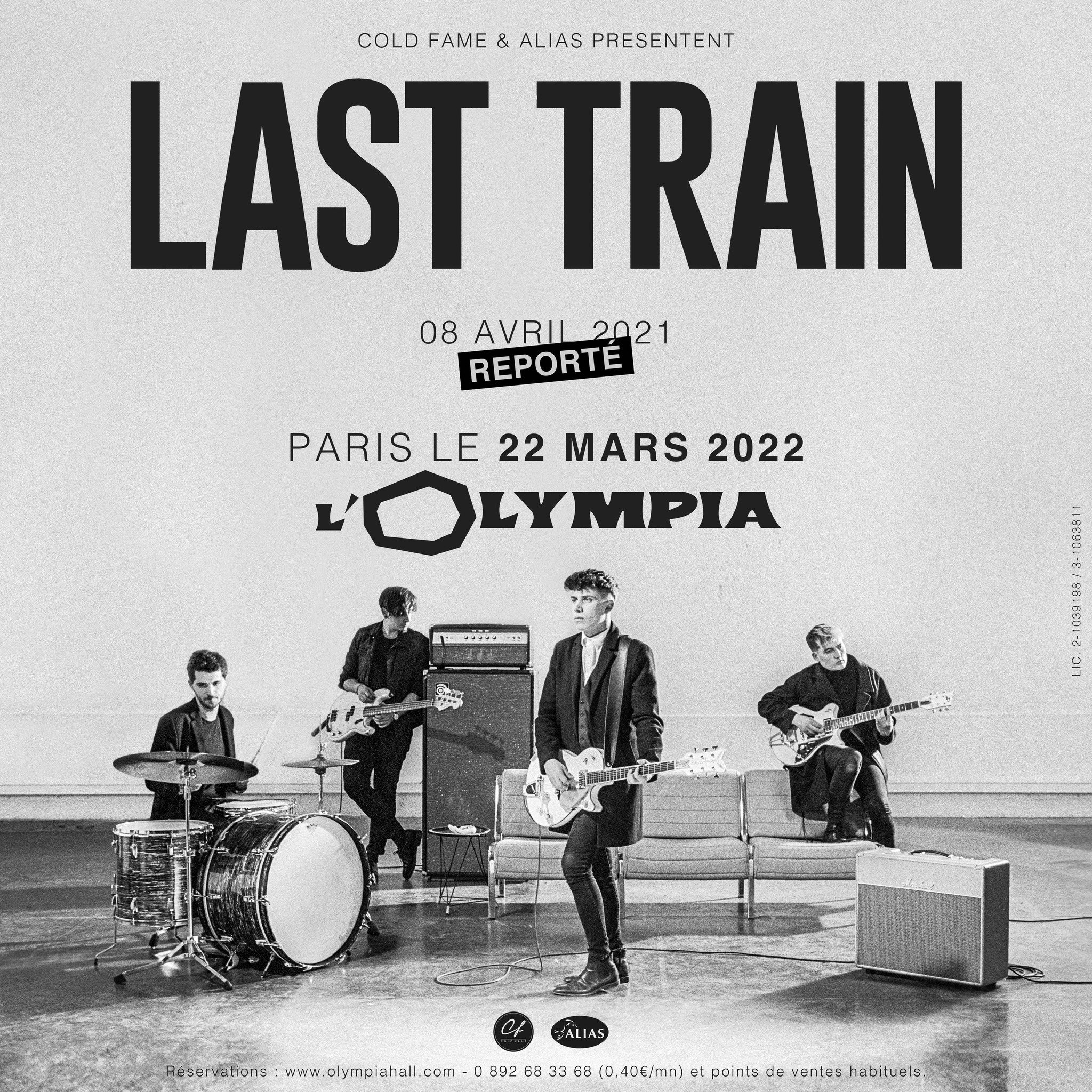 Last Train @ L’Olympia (Paris) le 22 Mars 2022 