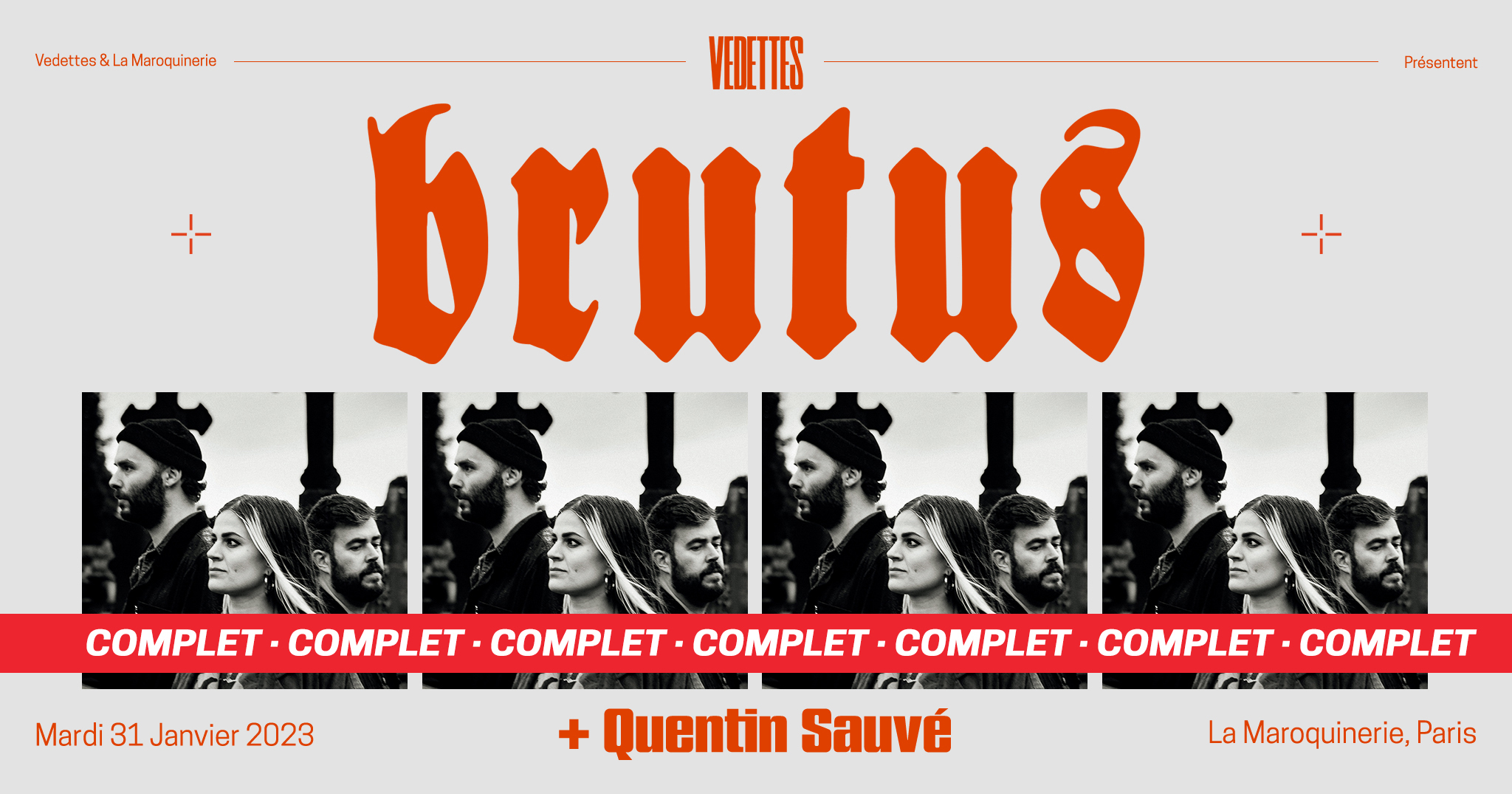 Brutus @ la Maroquinerie (Paris), le 31 Janvier 2023