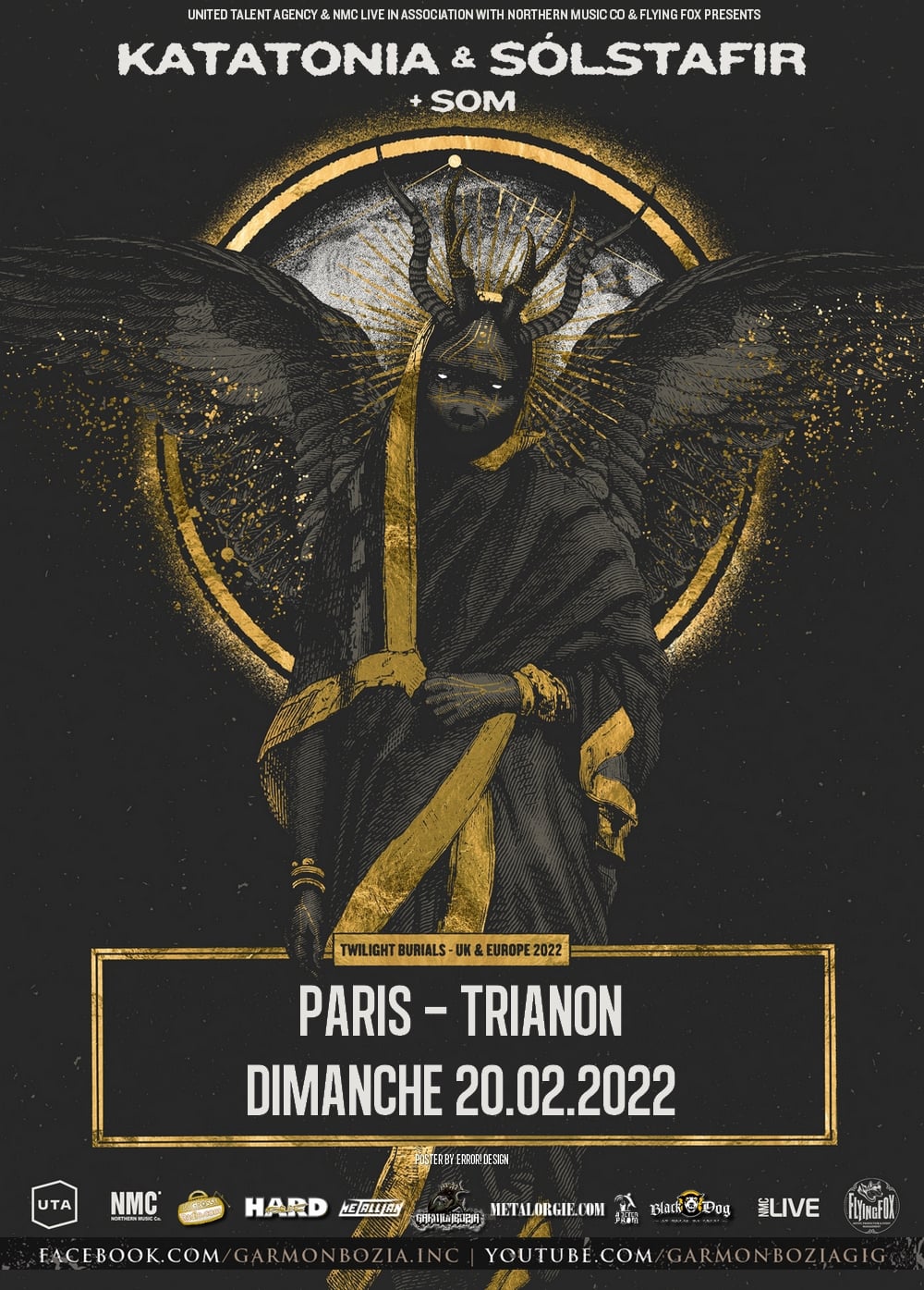 Katatonia + Solstafir + SOM @ Trianon (Paris), le 20 Février 2023