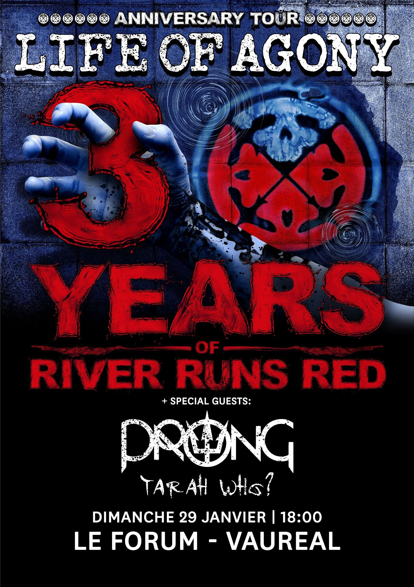 Life Of Agony + Prong @ Forum (Vauréal), le 29 Janvier 2023