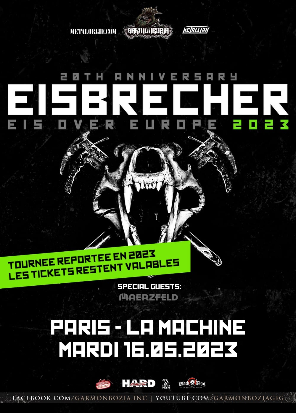 Eisbrecher @ La Machine du Moulin Rouge (Paris), le 16 Mai 2023