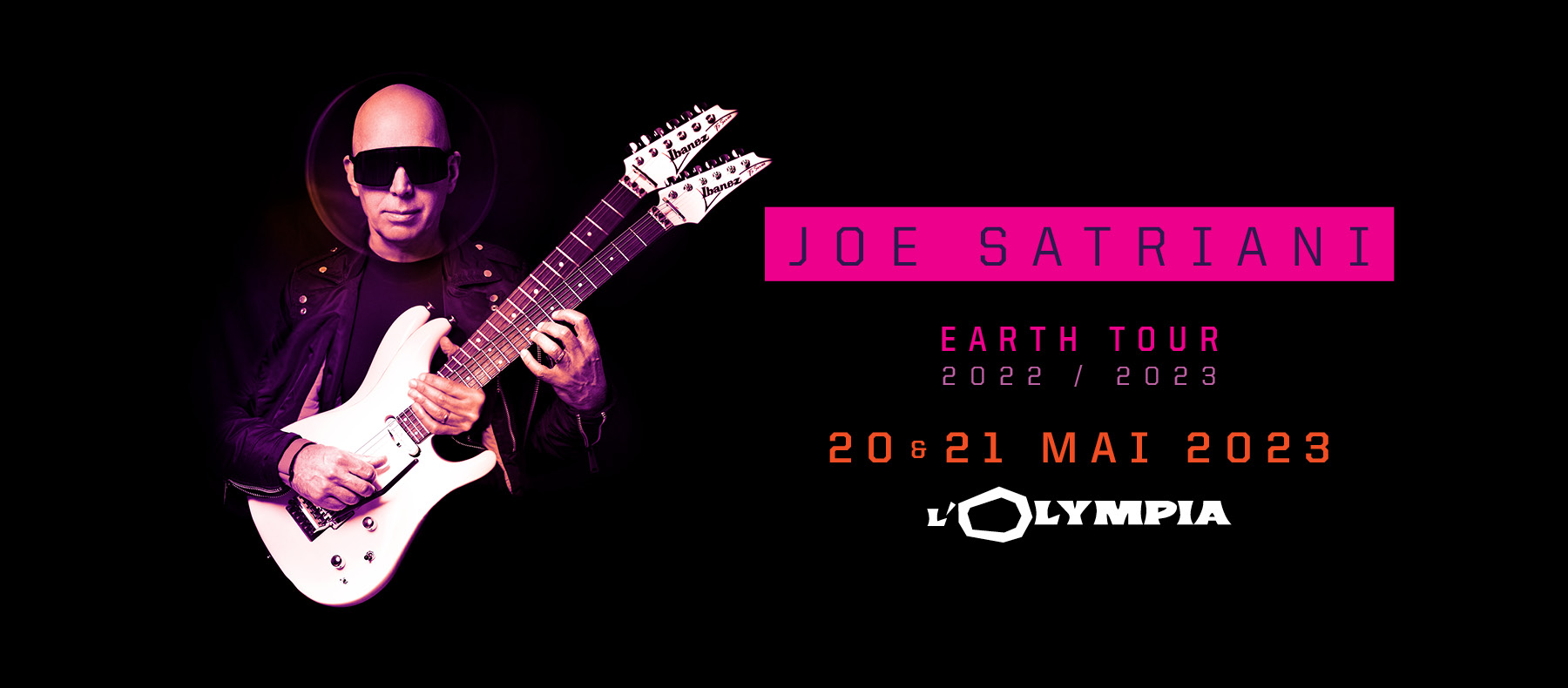Joe Satriani @ L’Olympia (Paris), le 21 Mai 2023