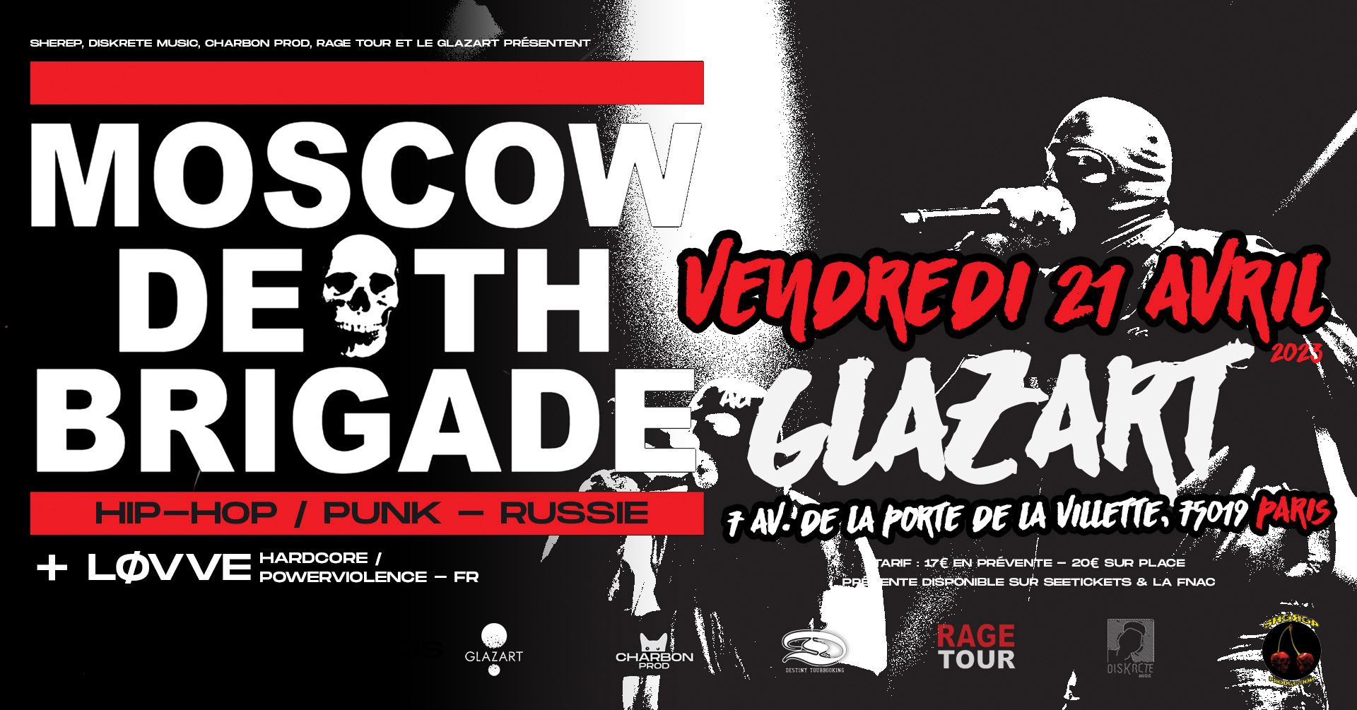 Moscow Death Brigade @ Glazart (Paris), le 21 Avril 2023