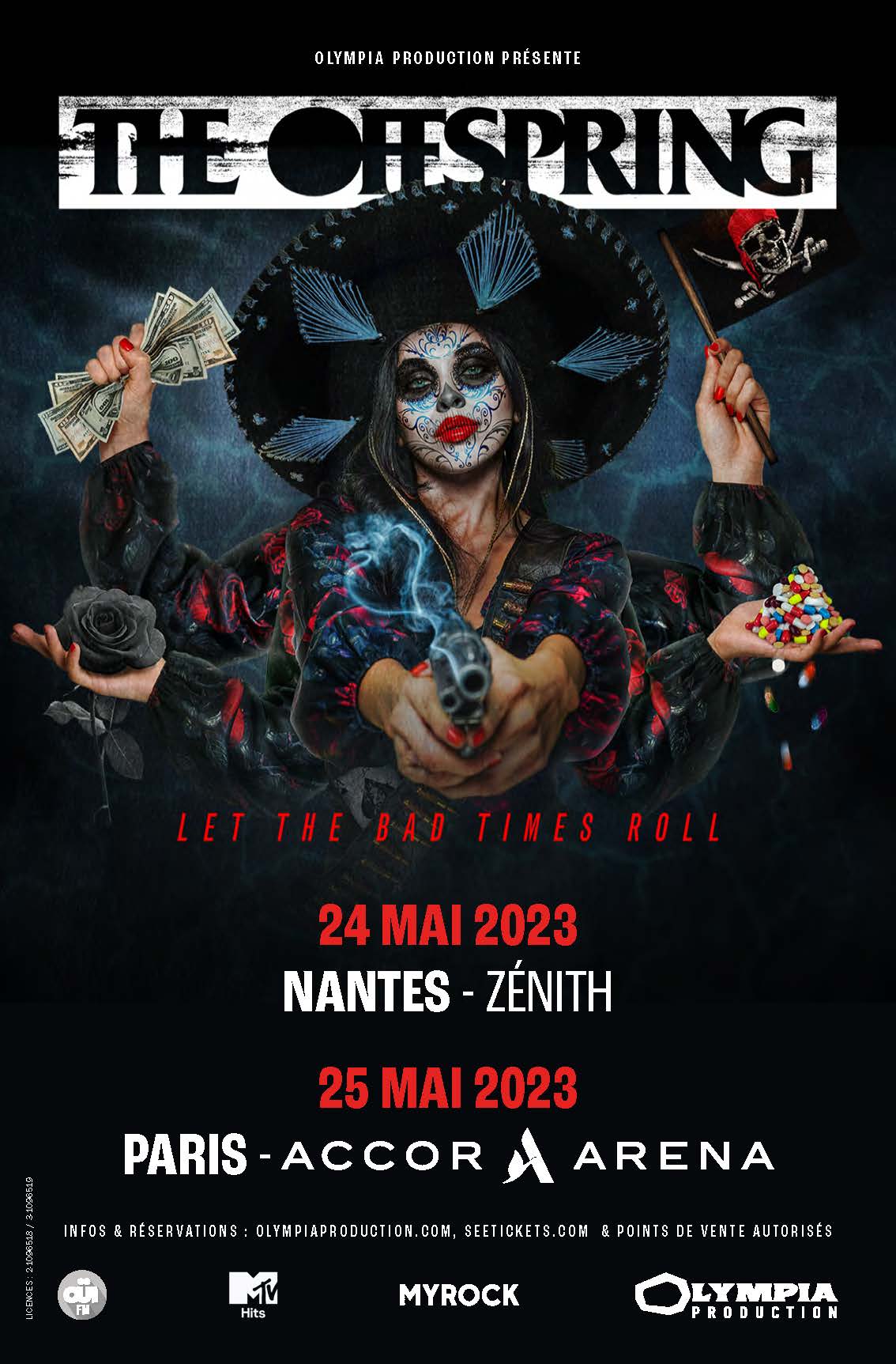 The Offspring @ Bercy (Paris), le 25 Mai 2023