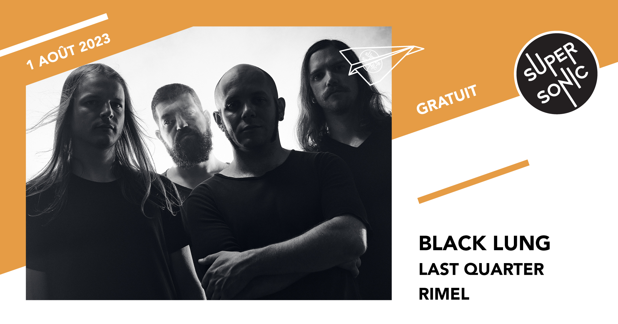Black Lung + Rimel @ Supersonic (Paris), le 1er Août 2023